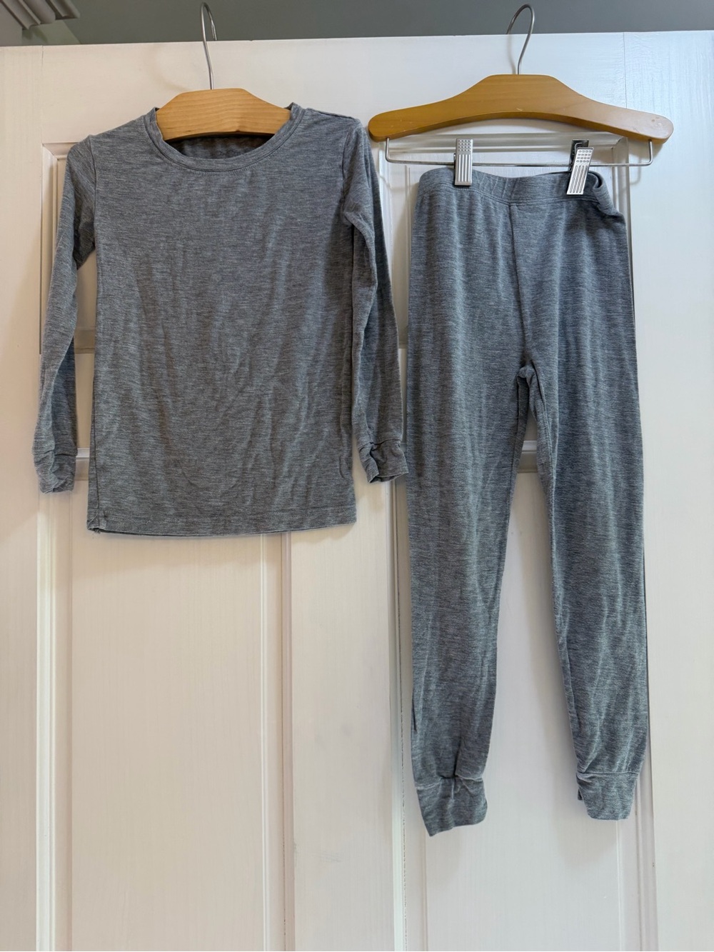 Little Sleepies Gray Heather Long Sleeve Pajama Set